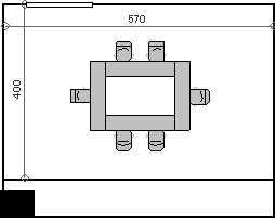 レイアウト図（2号館地下1階和室／和室（分割））