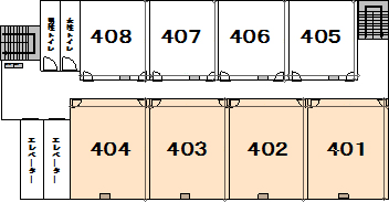 本館4階フロア図