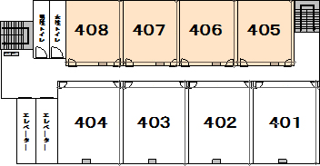 本館4階フロア図