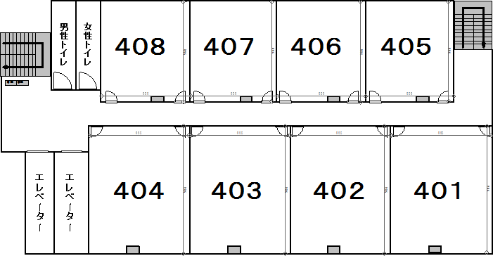 4階フロア図