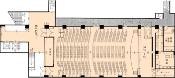 本館地下1階フロア図