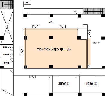 2号館地下1階フロア図