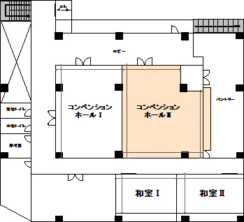 2号館地下1階フロア図