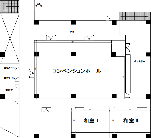 B1階フロア図