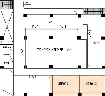 2号館地下1階フロア図