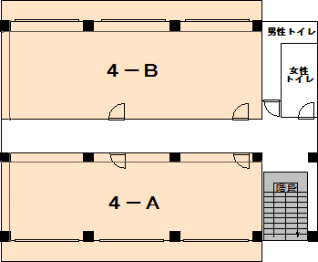 3号館4階フロア図