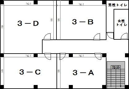 3階フロア図