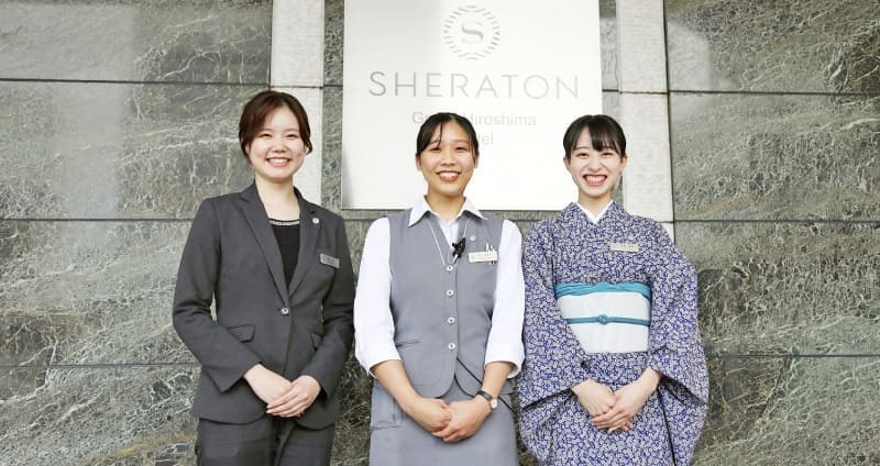 卒業生女性３名